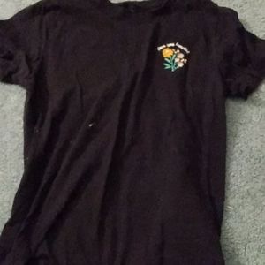 Flower Embroidered Tee Shirts